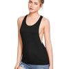 Women's Sleeveless Flowy Loose Fit Racerback Yoga Workout Tank Top