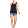 Women's Sleeveless Flowy Loose Fit Racerback Yoga Workout Tank Top