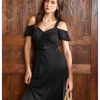Women's Cold Shoulder A line Dresses V Neck Ruffle Short Sleeve Cut Out Short Dress