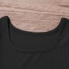 Girl's Appliques Mesh Puff Short Sleeve Bodycon Pencil Midi Dresses