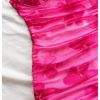 Women's Summer Floral Corset Dress Spaghetti Strap Ruched Mesh Bodycon Vacation Mini Dresses