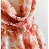 Women's Summer Floral Halter Deep Dowl Neck Dress Ruffle Beach Vacation Flowy Mini Sundresses
