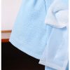 Girl's Bow Pleated Dress Puff Short Sleeve Crew Neck Summer Dresses