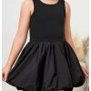 Toddler Girl's Summer Bubble Dress Sleeveless A Line Party Birthday Short Tank Dresses