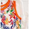 Women's Summer Bodycon Mini Dresses Floral Print Ruched Sleeveless Vacation Beach Tank Dress