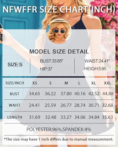 Womens V Neck Summer Mini Dress Sleeveless Ruffle Spaghetti Strap Racerback Flowy Beach Vacation Sundresses