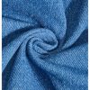 Girl's Sleeveless Ruched Ruffle Hem Denim Dress Bow Cute A Line Summer Dress